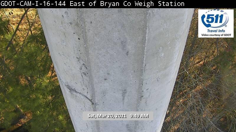 I-16 : East of Bryan Co Weigh Station WB (W) (15236) - Atlanta and Georgia