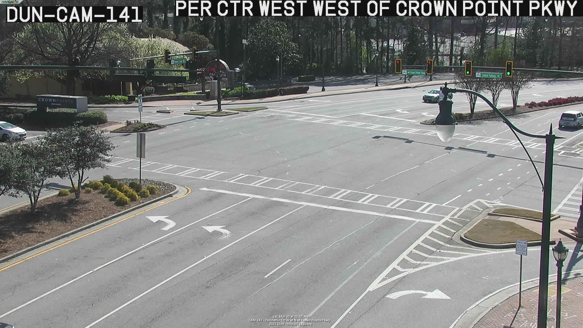 Perimeter Center West : N of Crown Pointe Pkwy CCTV (N) (32623) - Atlanta and Georgia