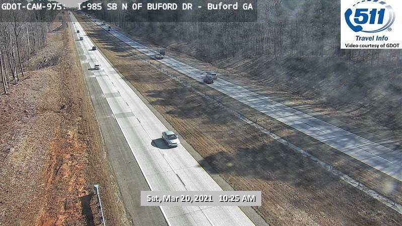 I-985 : N of Buford Dr (S) (46650) - Atlanta and Georgia