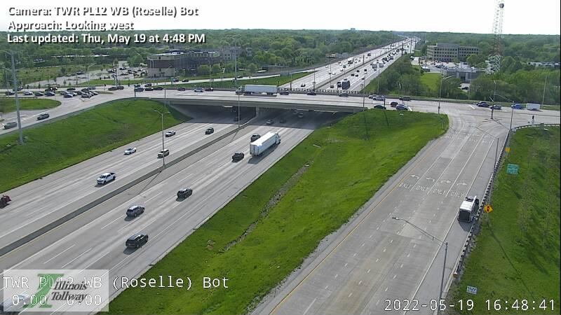 I-90 at Roselle Road - West 1 - Chicago and Illinois