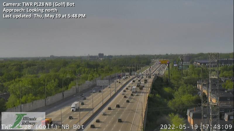 I-294 at Golf Road - North 1 - Chicago and Illinois