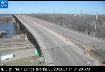 IL 9 at Pekin Bridge (Tazewell County) - N - Chicago and Illinois