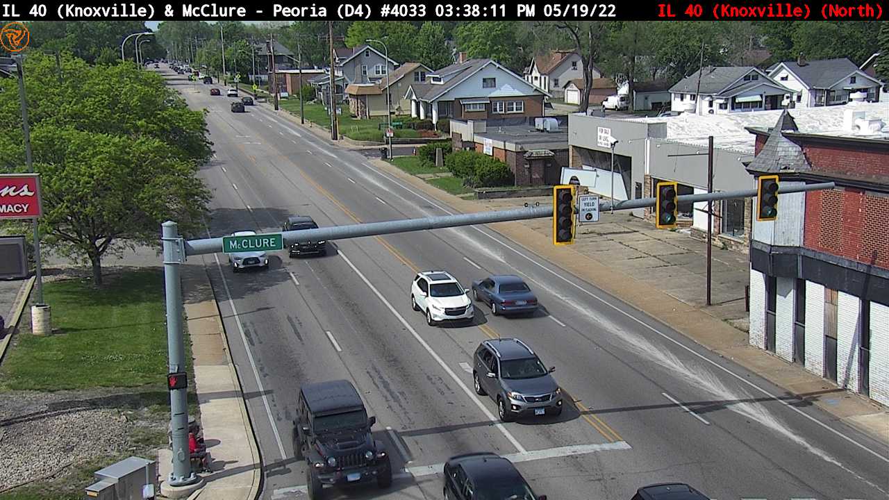 IL 40 (Knoxville Ave.) at McClure Ave. - N - Chicago and Illinois