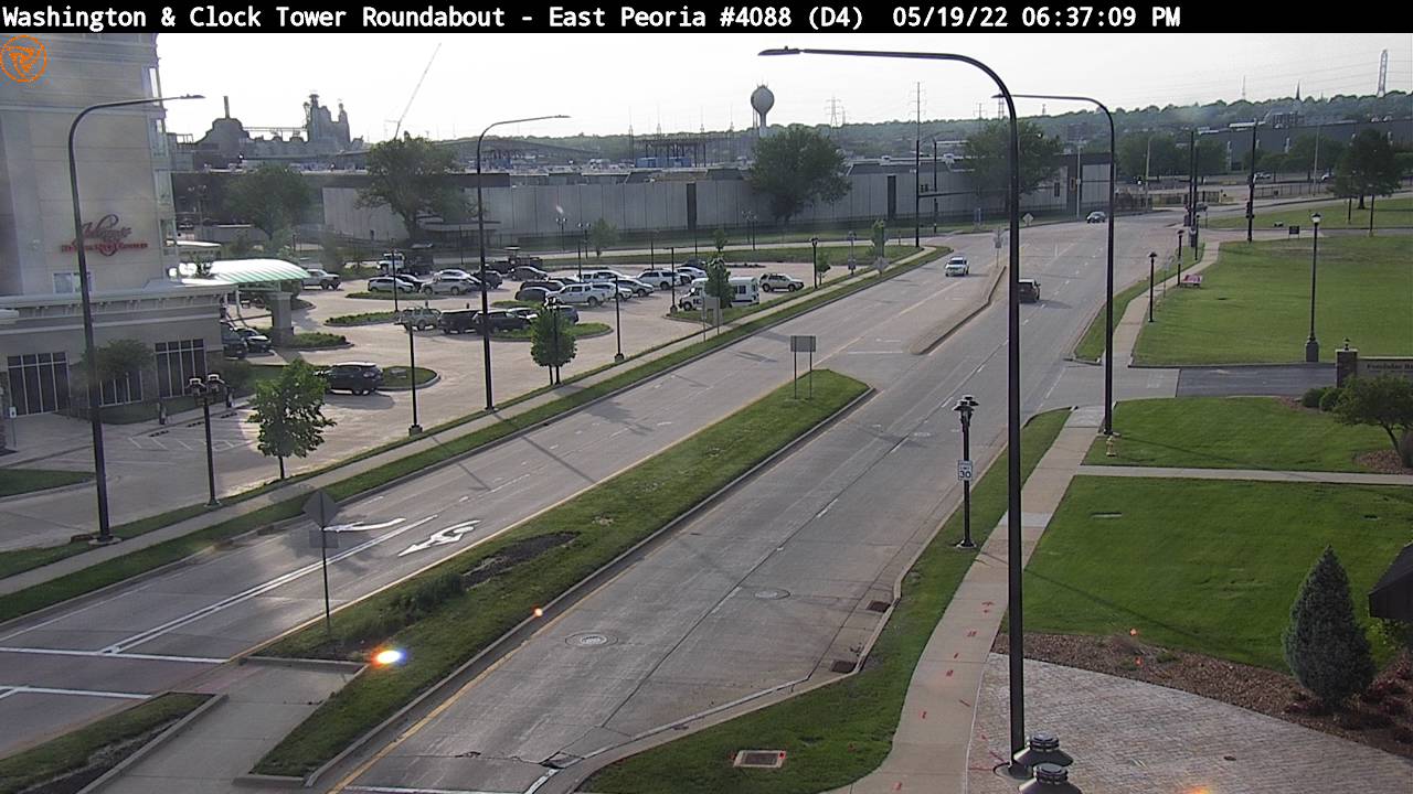 East Peoria Roundabout - N - USA