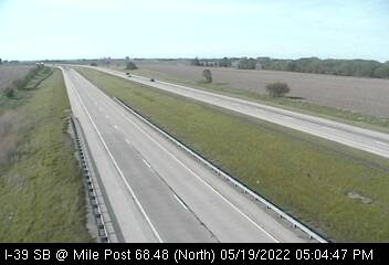 I-39 SB at Mile Post 68.48 - N - Chicago and Illinois