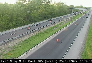 I-57 NB at Mile Post 305 - N - Chicago and Illinois