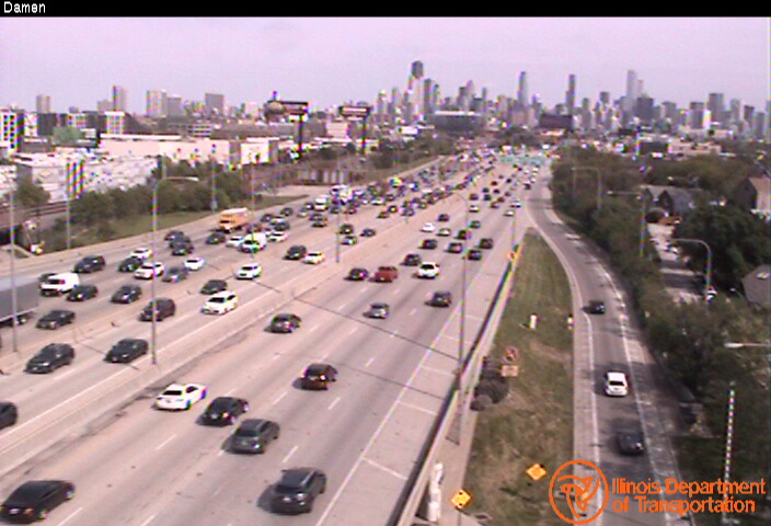Kennedy Expressway and Damen 1 - Chicago and Illinois
