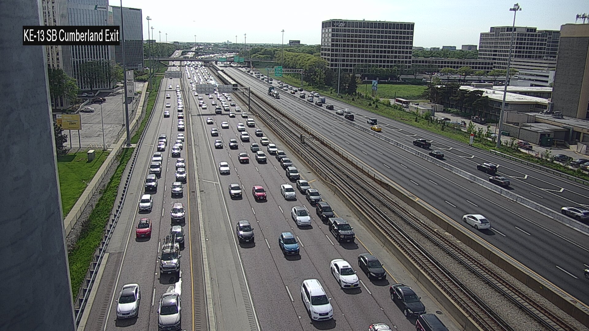 Kennedy Expressway at Cumberland 1 - Chicago and Illinois