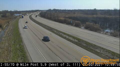 I-55/70 @ Milepost 5.9 (W of IL 111) 1 - Chicago and Illinois