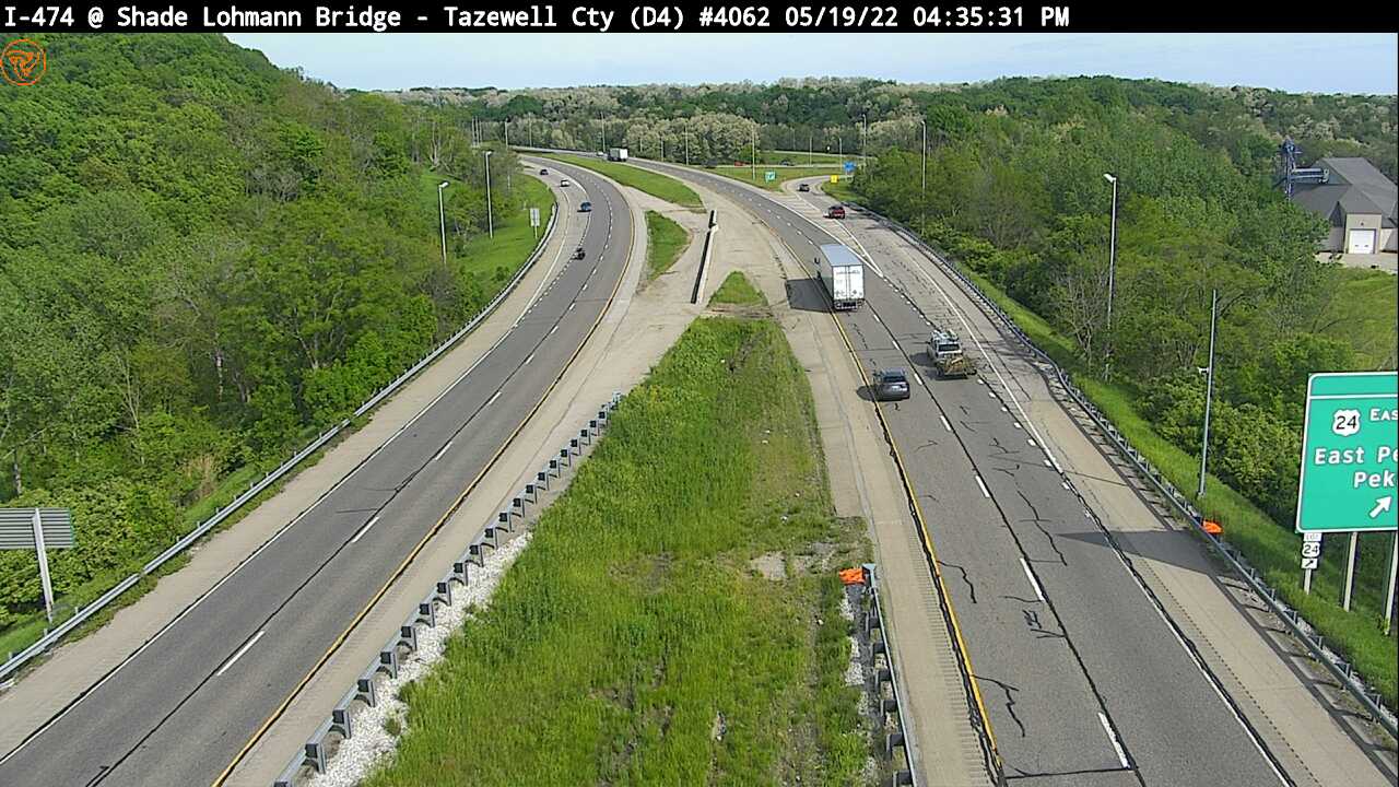 I-474 at Shade Lohmann Tazewell County - East 1 - Chicago and Illinois