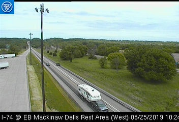 I-74 at EB Mackinaw Dells Rest Area - West 1 - USA