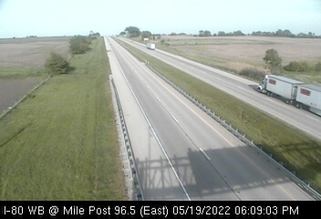 I-80 WB at Mile Post 96.50 - East 1 - Chicago and Illinois