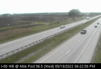I-80 WB at Mile Post 96.50 - West 1 - Chicago and Illinois