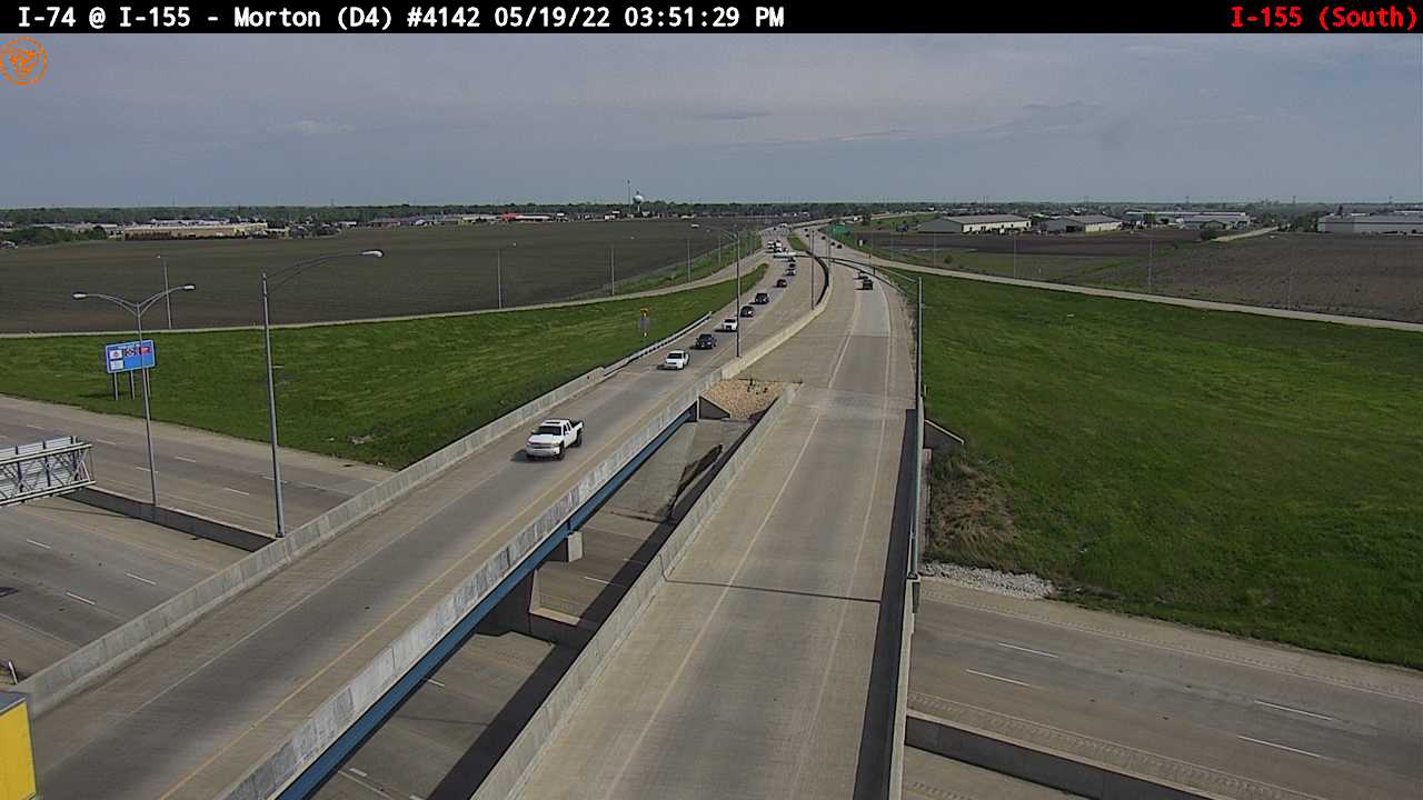 I-74 at I-155 - South 1 - Chicago and Illinois
