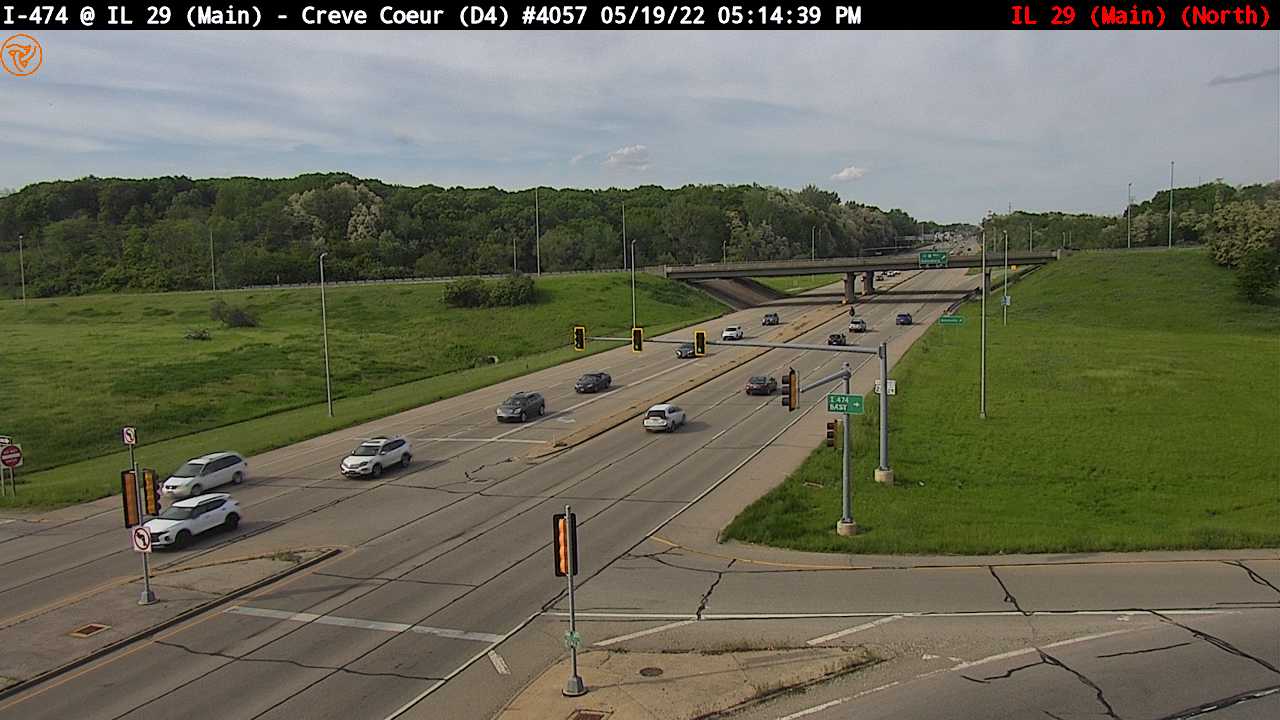 IL 29 (Main St.) at I-474 Ramps - North 1 - Chicago and Illinois