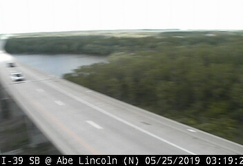 I-39 Abe Lincoln Bridge South - North 1 - USA