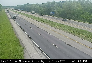 I-57 NB at Marion (Mile Post 56.56) - South 1 - Chicago and Illinois