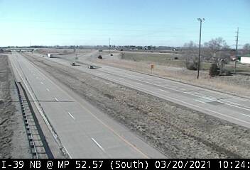 I-39 NB at Mile Post 52.57 - South 1 - Chicago and Illinois