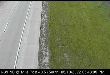 I-39 NB at Mile Post 49.50 - South 1 - Chicago and Illinois