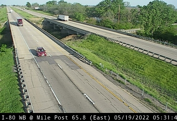 I-80 WB at Mile Post 65.8 - East 1 - Chicago and Illinois