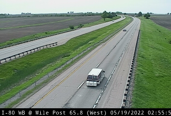 I-80 WB at Mile Post 65.8 - West 1 - Chicago and Illinois
