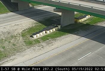 I-57 SB at Mile Post 287.2 - South 1 - Chicago and Illinois