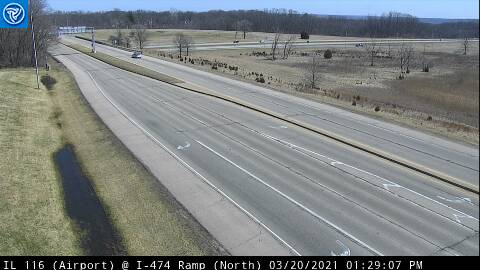 IL 116 (Airport Rd.) at I-474 Ramps/Dirksen Parkway - North 1 - USA