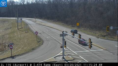 IL 116 (Airport Rd.) at I-474 Ramps/Dirksen Parkway - East 1 - USA