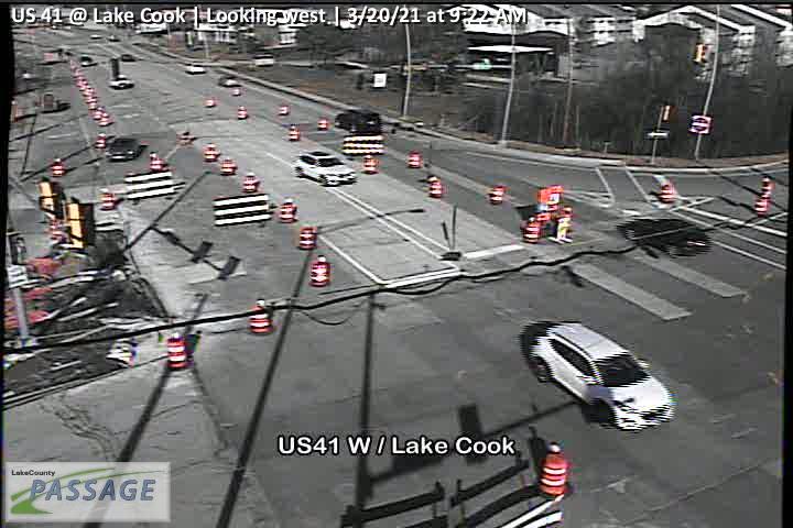 US 41 @ Lake Cook - West Leg - Chicago and Illinois