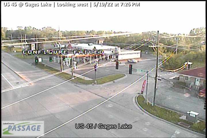 US 45 @ Gages Lake - West Leg - Chicago and Illinois