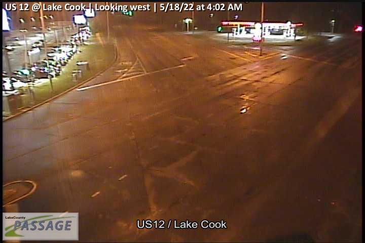 US 12 @ Lake Cook - West Leg - Chicago and Illinois