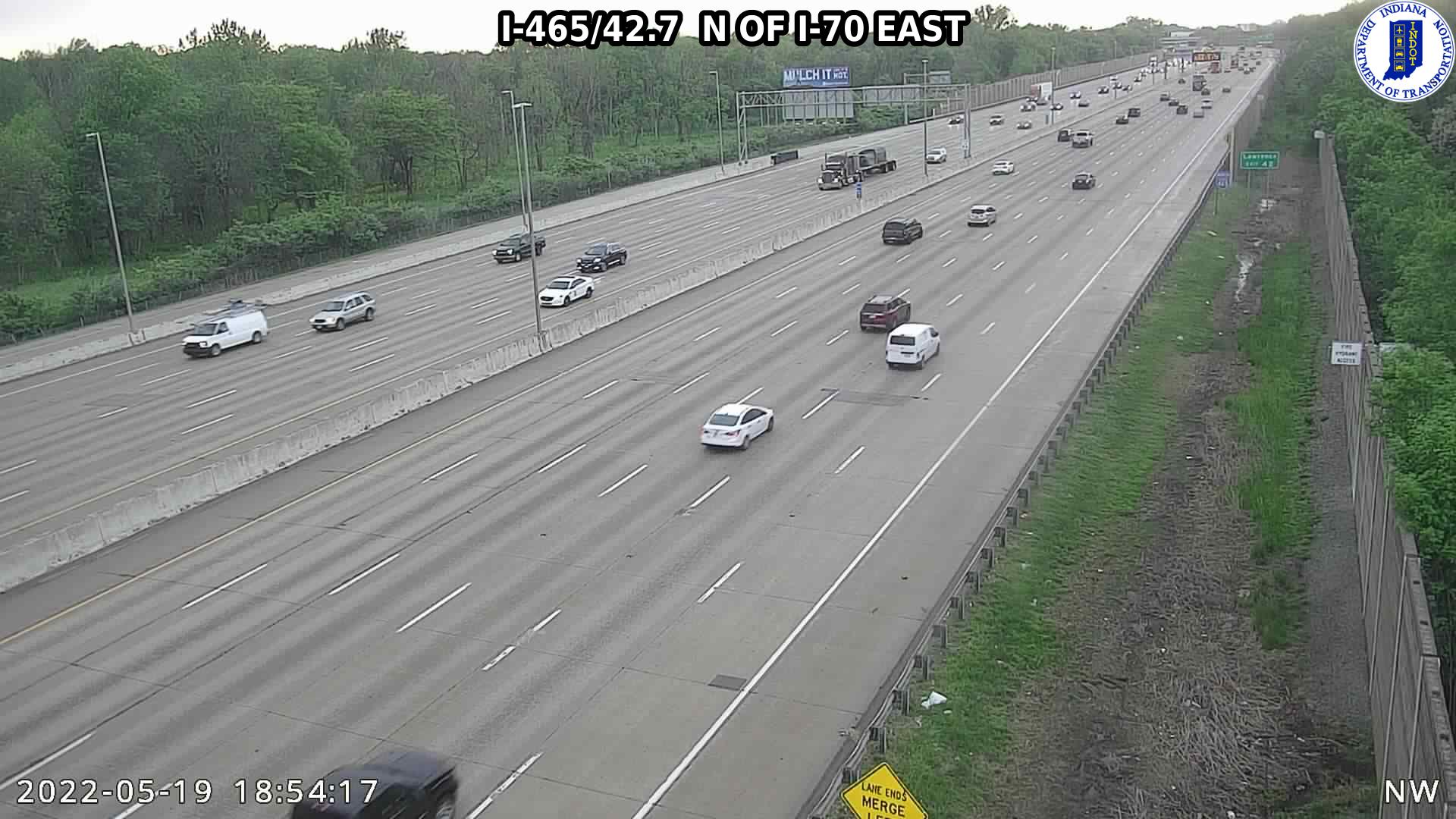 I-465/15.0  W 21ST ST  (13) () - Indiana