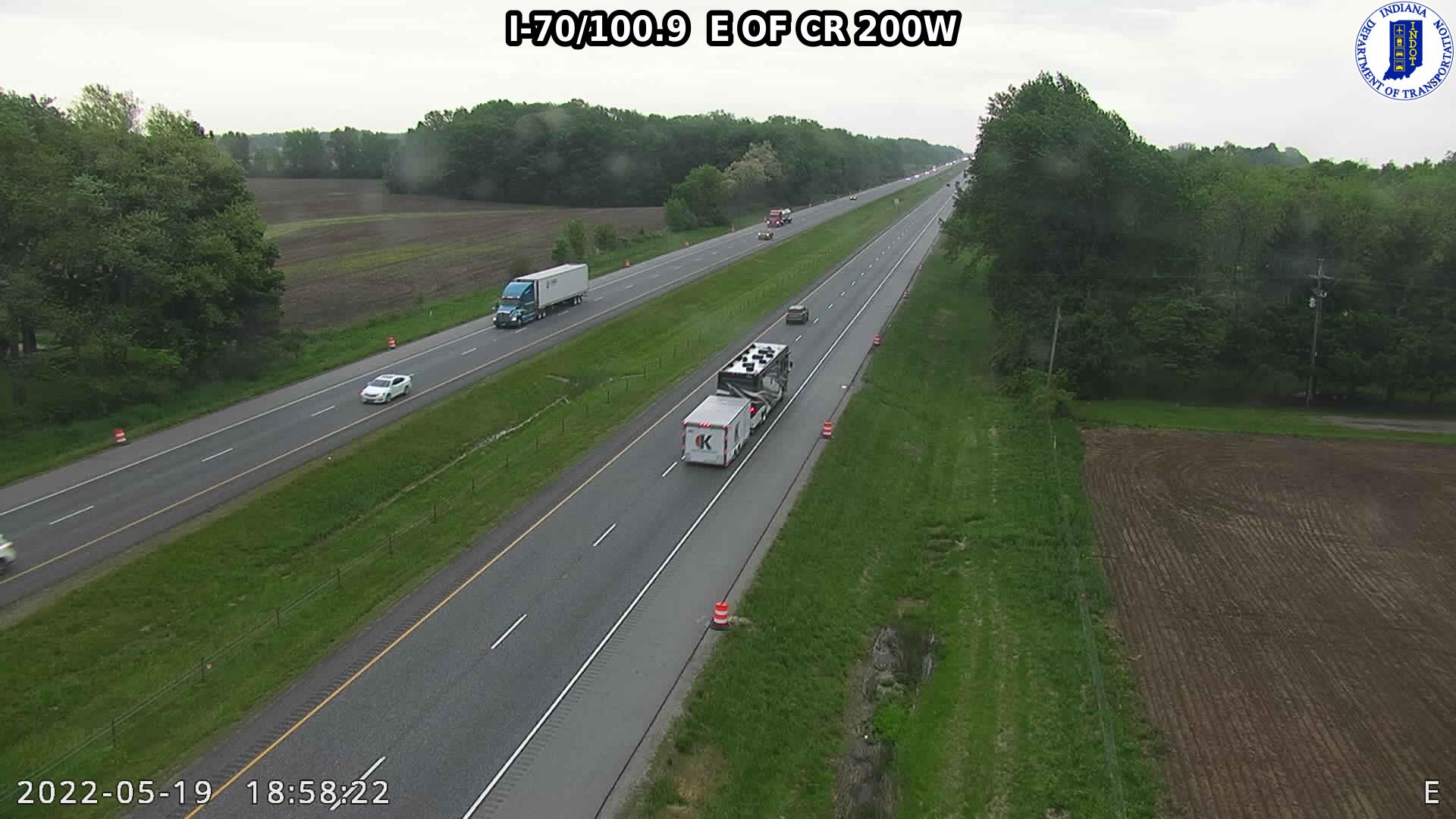 I-70/60.6 E of SR 39 (54) () - Indiana