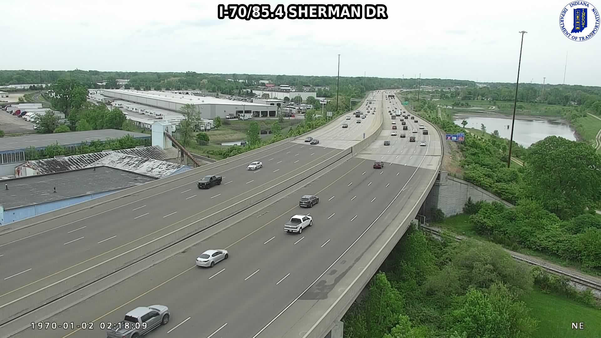 I-70/58.1 W of SR 39 (68) () - USA