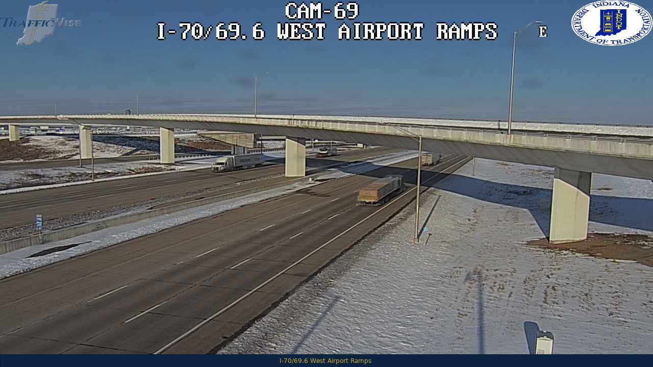 I-70/69.6 West Airport Ramps  (86) () - Indiana