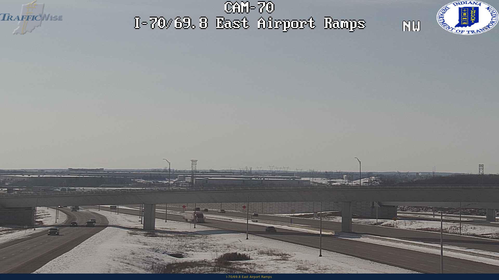 I-70/69.8 East Airport Ramps  (87) () - Indiana