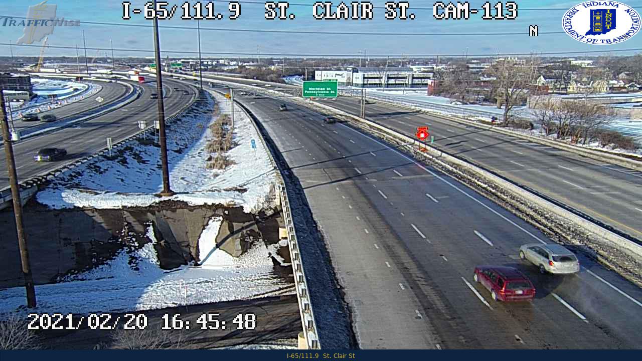 I-65/111.9  St. Clair St (96) () - Indiana