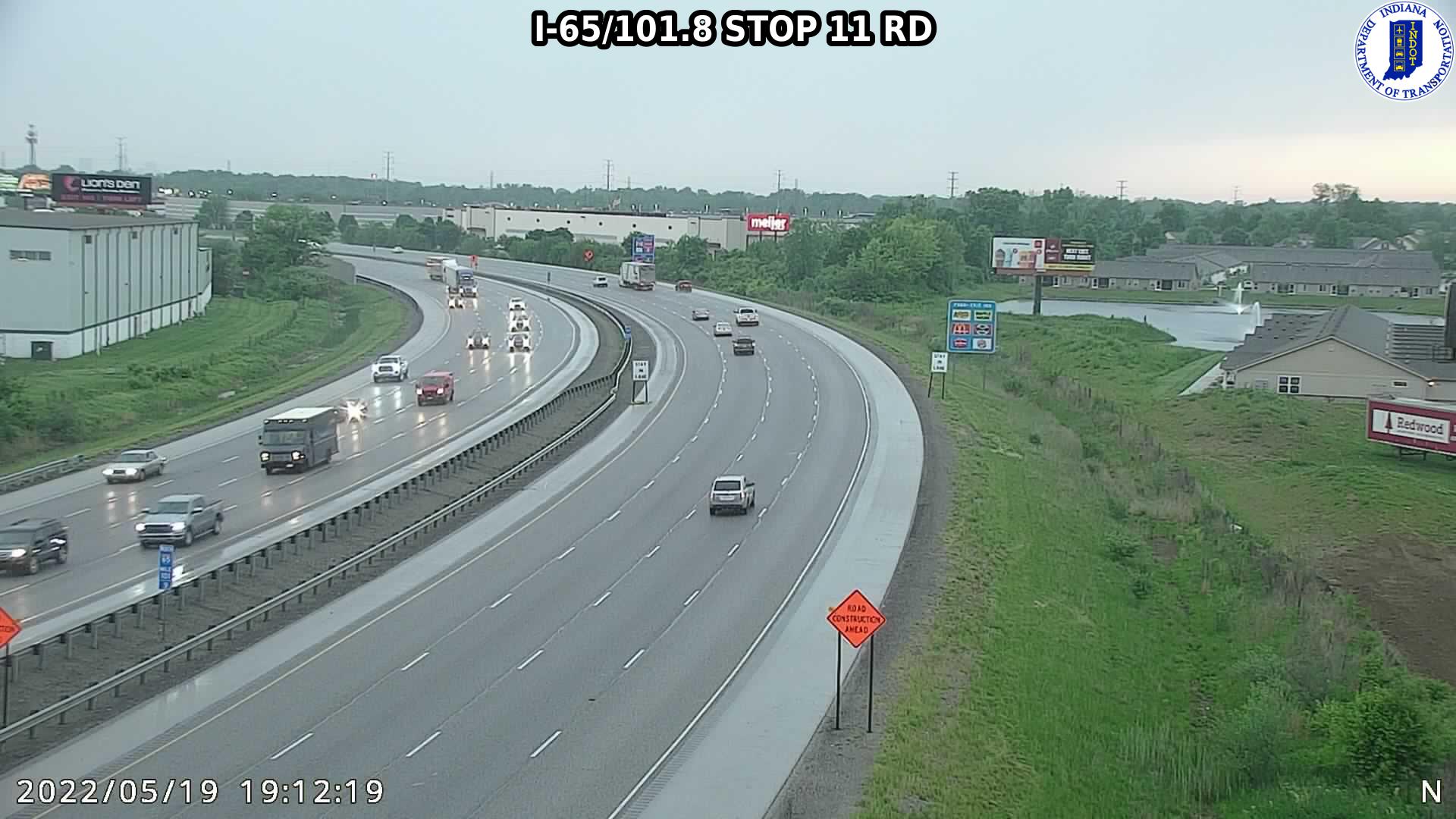 I-70/100.9  E OF CR 200W (155) () - Indiana