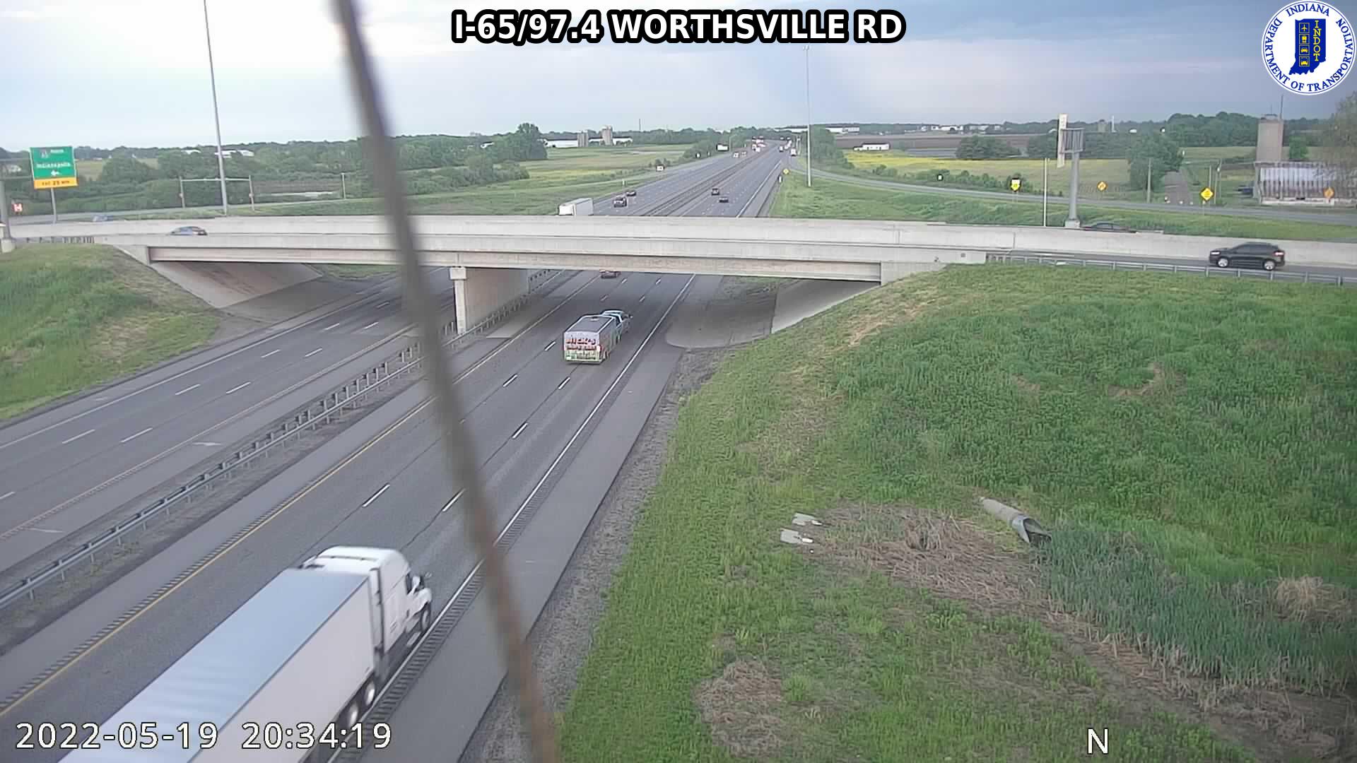I-70/105.1  E OF SR 9  (158) () - Indiana