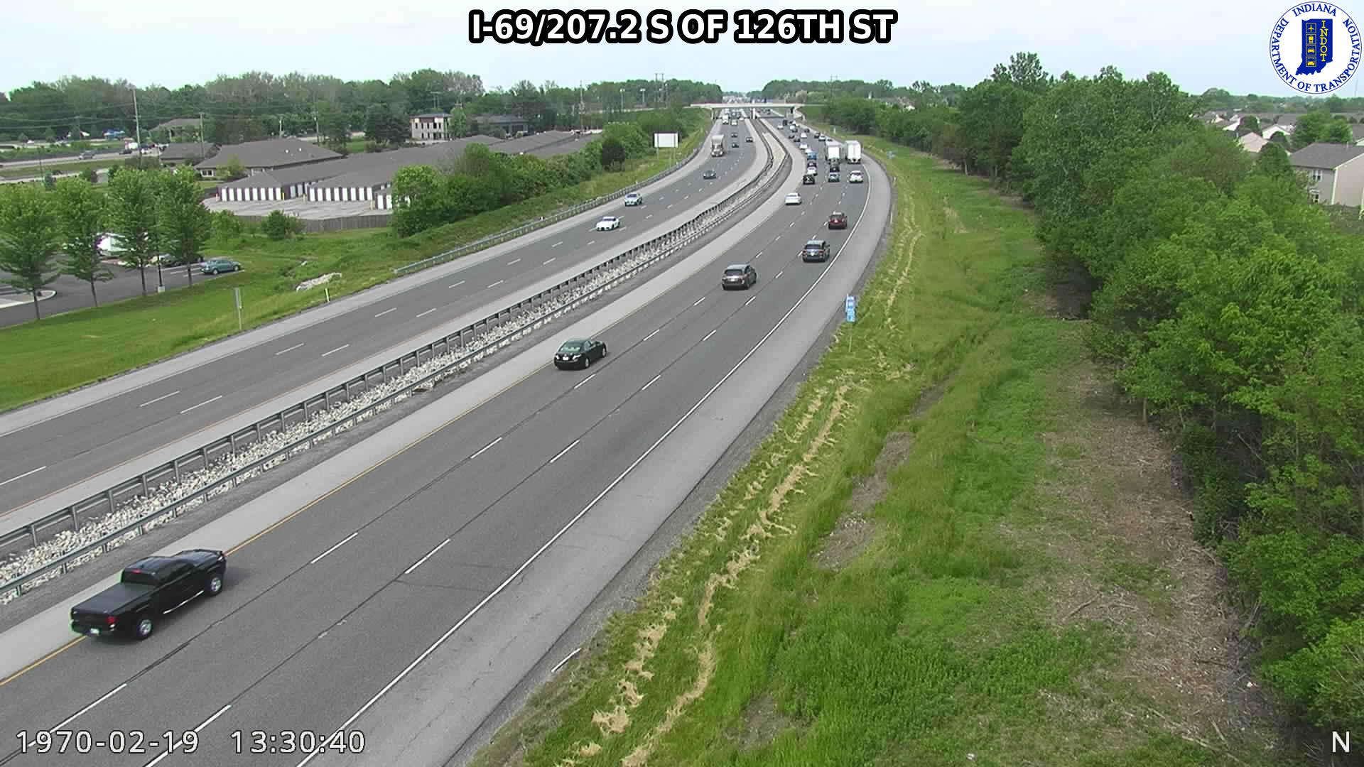 I-69/229.1  S of SR 236 (217) () - Indiana