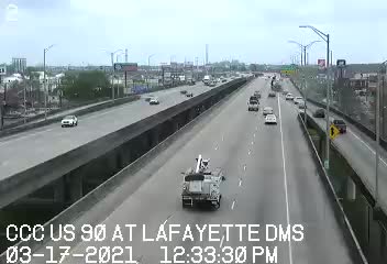 US 90B at Lafayette Street DMS (335|1) - USA
