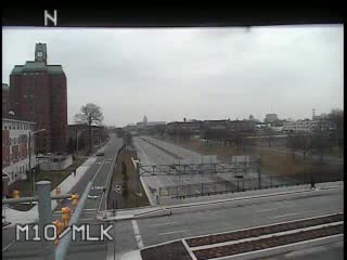 M-10 @ MLK Blvd-Traffic closest to camera is traveling South (2) - USA