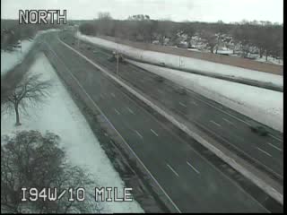 I-94 @ 10 Mile Rd-Traffic closest to camera is traveling west (92) - USA