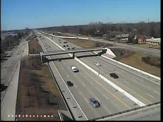 I-96 @ Merriman-Traffic closest to camera is traveling east (206) - USA