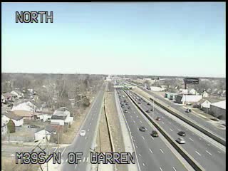 M-39 @ Warren Ave-Traffic closest to camera is traveling South (210) - USA