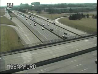 M-39 @ Ford-Traffic closest to camera is traveling north (1125) - USA