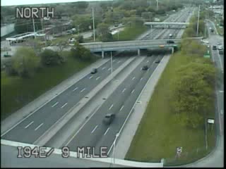 I-94 @ 9 Mile-Traffic closest to camera is traveling east (1047) - USA