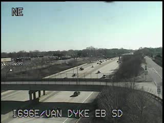 I-696 @ Van Dyke-Traffic closest to camera is traveling east (97) - USA