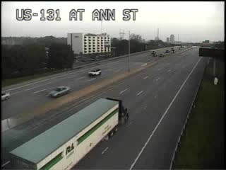 US-131 @ Ann St-Traffic closest to camera is traveling south (514) - USA