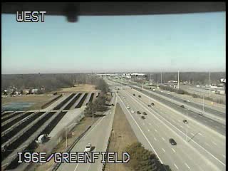 I-96 @ Greenfield-Traffic closest to camera is traveling east (282) - USA